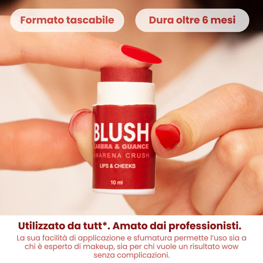Blush Labbra e Guance - Amarena Crush 10 ml Enooso