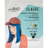 CLAIRE Maschera Viso pelle GRASSA 15 ml PUROBIO FOR SKIN