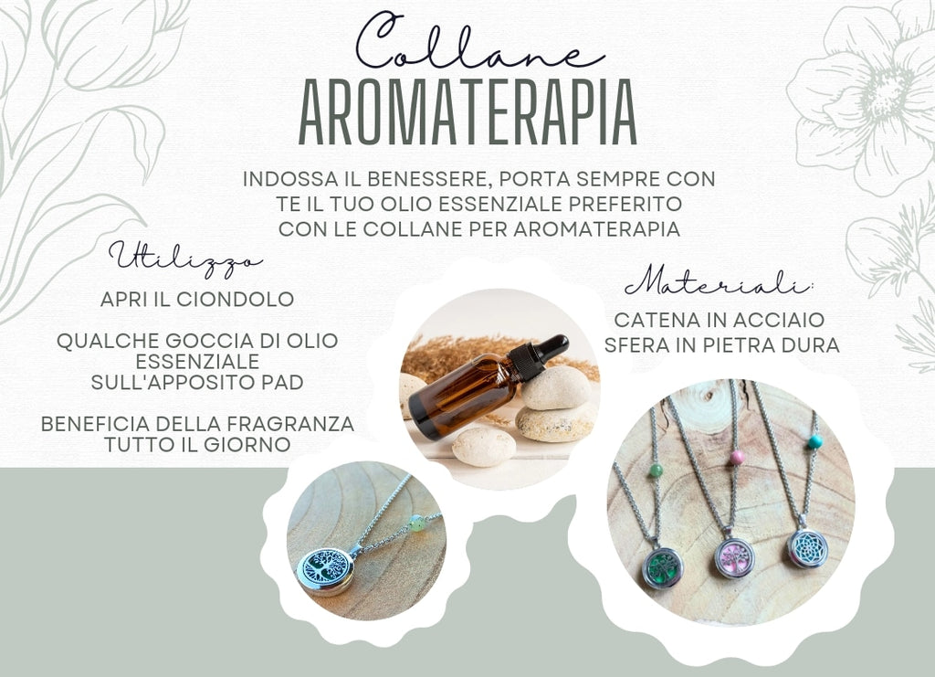 Luna Blu Bijoux Collane per Aromaterapia