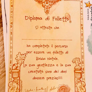 Calendario dell’avvento e della gratitudine con Vischio e Lucetta – Rosso