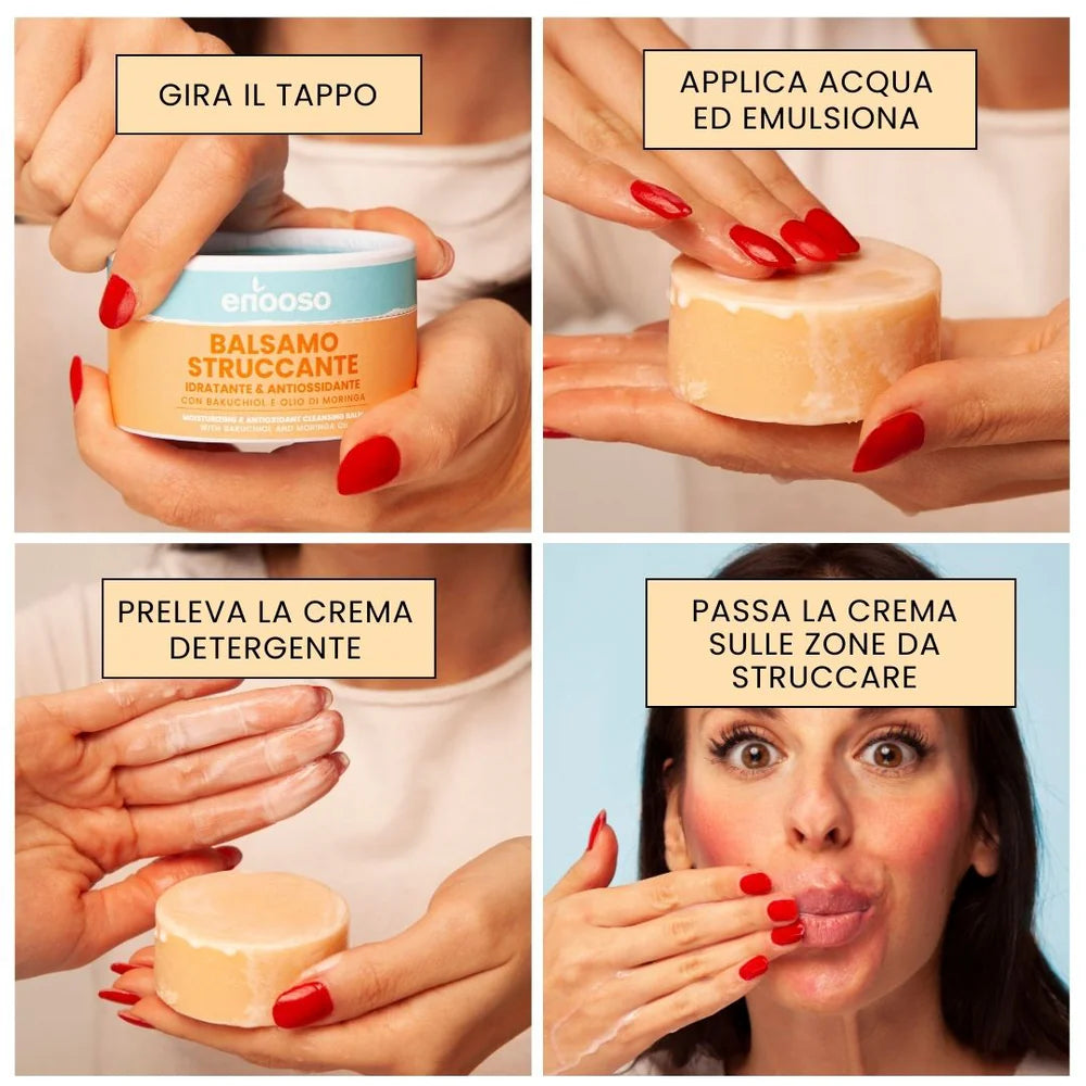 Balsamo Struccante Idratante e Antiossidante 65 ml Enooso