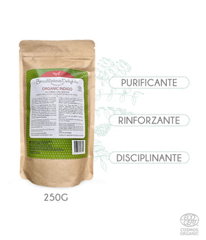 BEAUTILICIOUS DELIGHTS Henné Nero Bio (Indigofera tintoria) 100 gr o 250 gr io