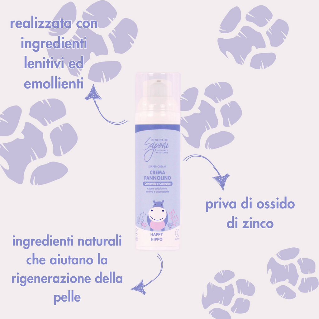 Crema Cambio Pannolino Camomilla e Calendula 75 ml Officina dei Saponi