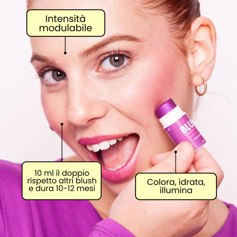 Blush Labbra e Guance - Purple Galaxy 10 ml Enooso