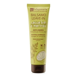 Balsamo leave-in Anti-crespo Districante con Cocco bio e Moringa 150 ml La Saponaria