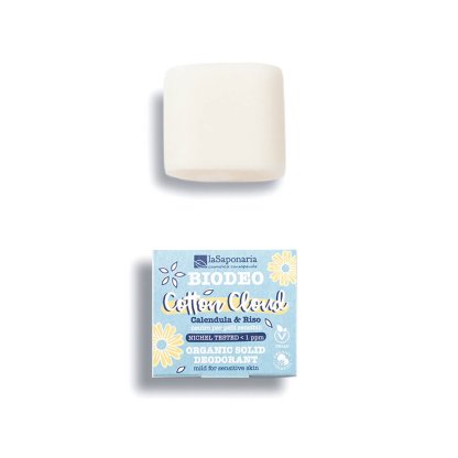 Biodeo Cotton Cloud  40 gr deodorante solido LA SAPONARIA