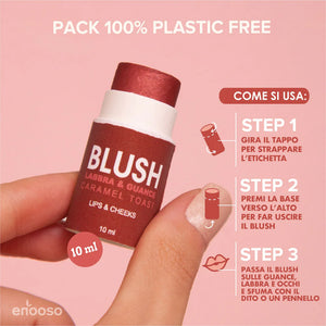 Blush Labbra e Guance - Caramel Toast 10 ml Enooso