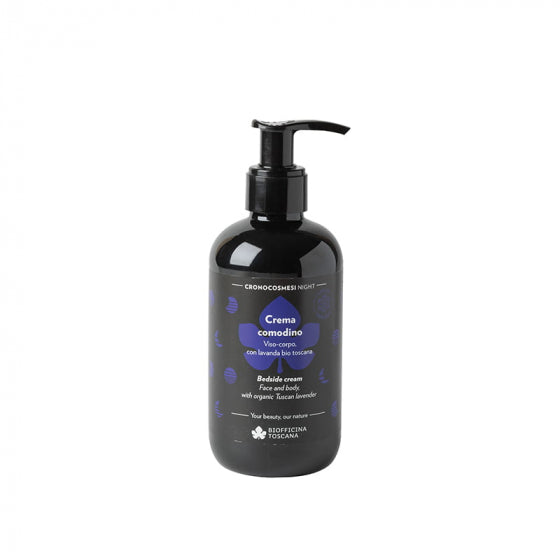 Crema comodino Viso-corpo, con lavanda bio toscana 250 BIOFFICINA TOSCANA