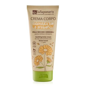 Crema Corpo Pelli secche e sensibili – Calendula Bio e Prebiotici 200 ml La Saponaria
