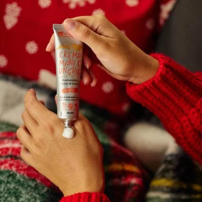 Crema mani e unghie 3 IN 1 - Fitocheratina, ricino & limone 40 ml La Saponaria