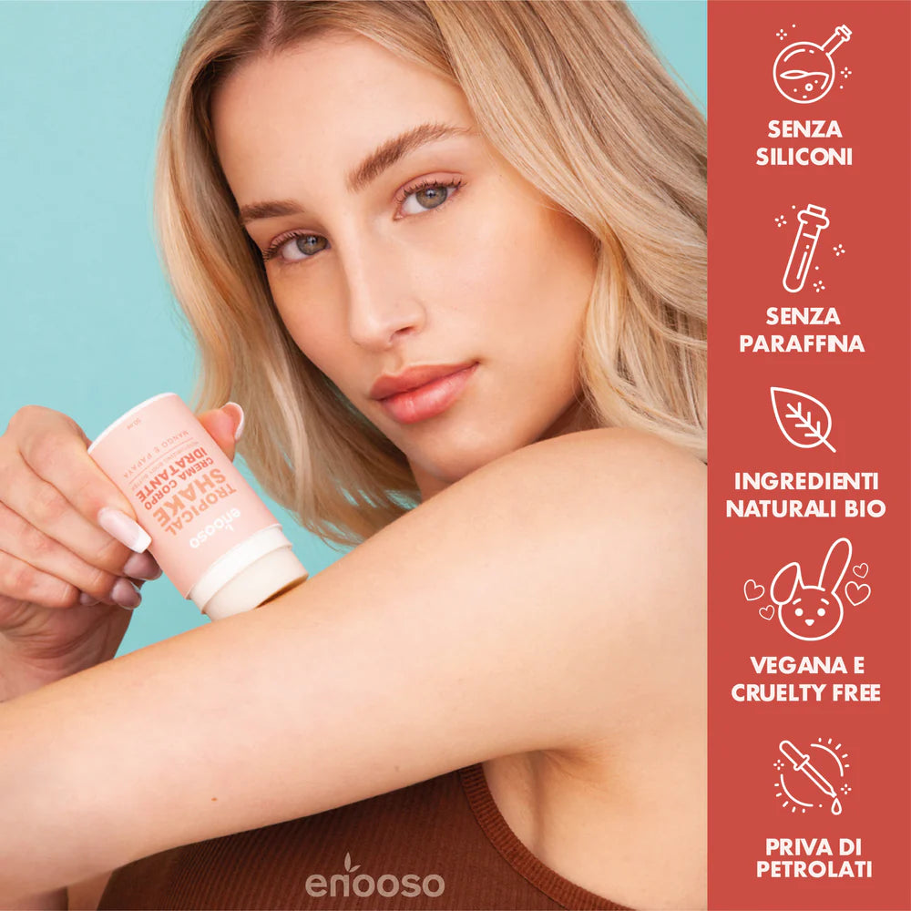 Crema corpo Idratante - Mango e Papaya 50 ml Enooso