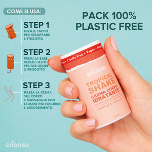 Crema corpo Idratante - Mango e Papaya 50 ml Enooso