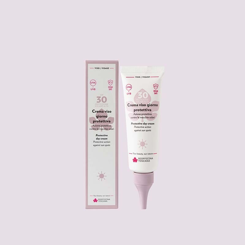 Crema viso giorno protettiva SPF30 50 ml Biofficina Toscana