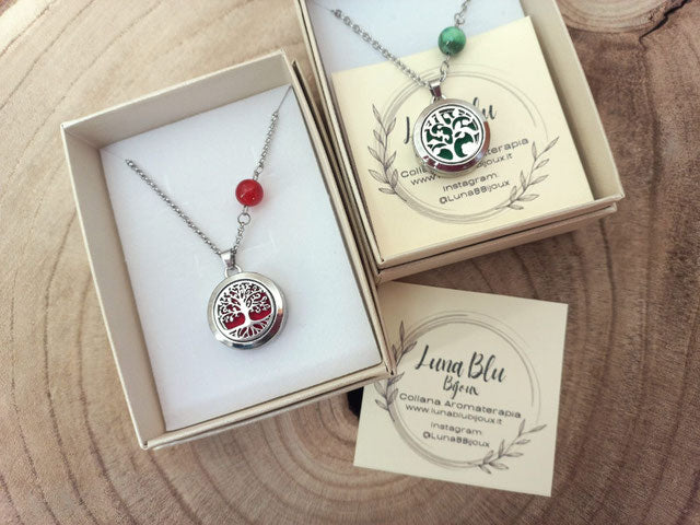 Luna Blu Bijoux Collane per Aromaterapia