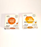 COMBO: CO.SO Shampoo Solido Rinforzante e Illuminante + CO.SO Balsamo Solido Rinforzante e Illuminante 64 gr OFFICINA NATURAE
