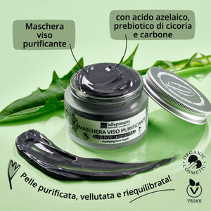 Bye Bye Impurità - Maschera Viso Purificante 50 ml La Saponaria