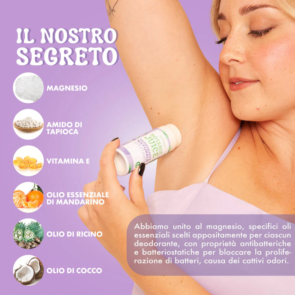 Deodorante Solido Idratante - Botanic Juice 55 ml Enooso