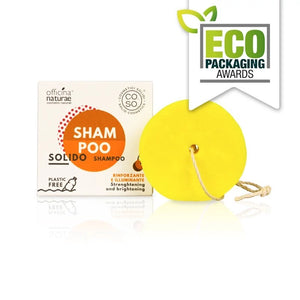 COMBO: CO.SO Shampoo Solido Rinforzante e Illuminante + CO.SO Balsamo Solido Rinforzante e Illuminante 64 gr OFFICINA NATURAE