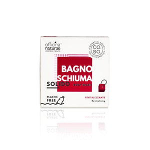 CO.SO Officina Naturae Bagnoschiuma Solido Rivitalizzante Salice e The Nero 64 gr