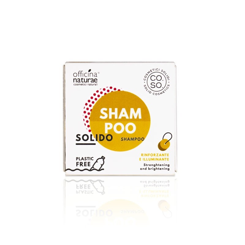 CO.SO Shampoo Solido Rinforzante e Illuminante 64 gr e 15 gr OFFICINA NATURAE