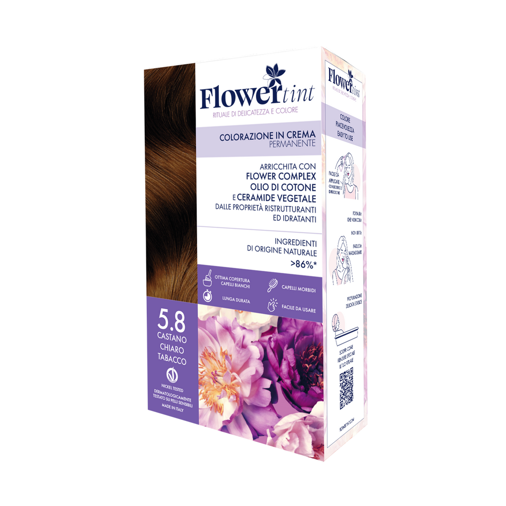 5.8 Castano Chiaro Tabacco FLOWER TINT PUROBIO