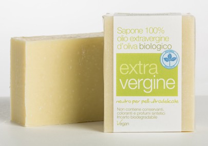Sapone all'olio extravergine di oliva 100 gr. LA SAPONARIA
