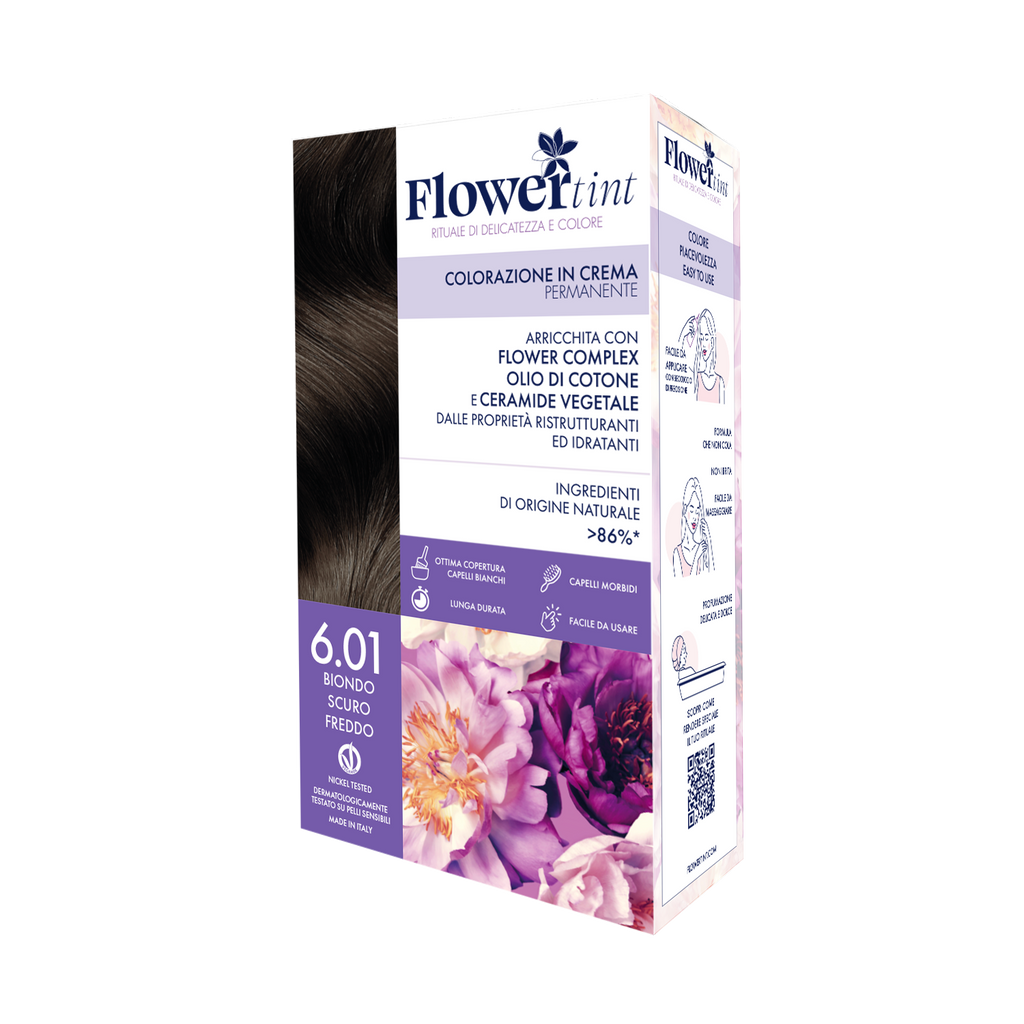 6.01 Biondo Scuro Freddo FLOWER TINT PUROBIO
