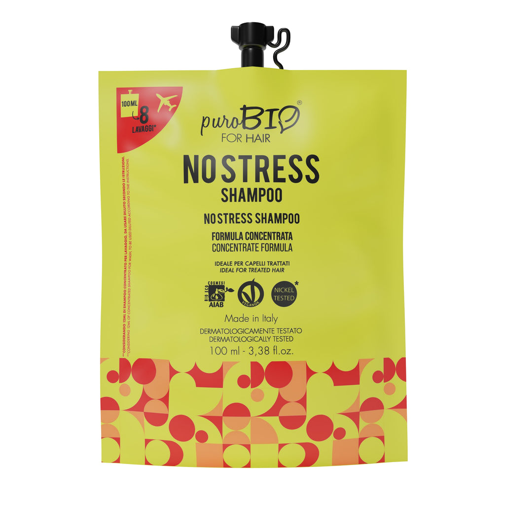 shampoo in bustina 100 ml FORMULA CONCENTRATA E FLACONE SPARGISHAMPOO Collezione For Hair PuroBio