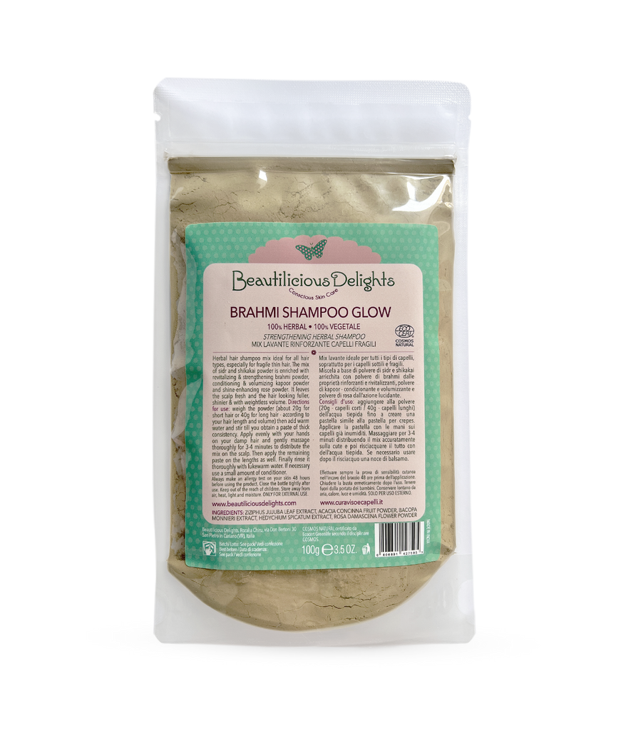 BRAHMI Shampoo Glow BEAUTILICIOUS DELIGHTS 100 g