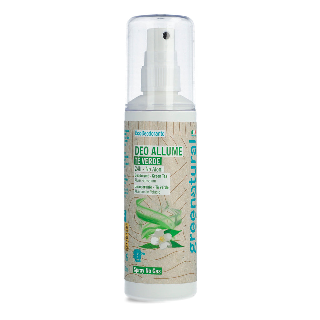 Deodorante spray no gas allume di potassio THE VERDE 100 ml GREENATURAL