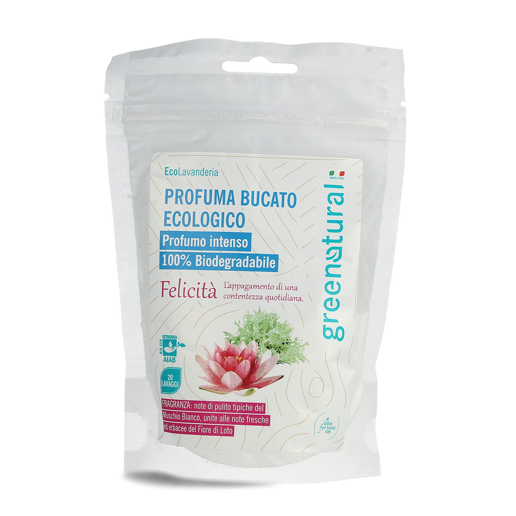 PROFUMA BUCATO ECOLOGICO FELICITA' 120 gr GREENATURAL