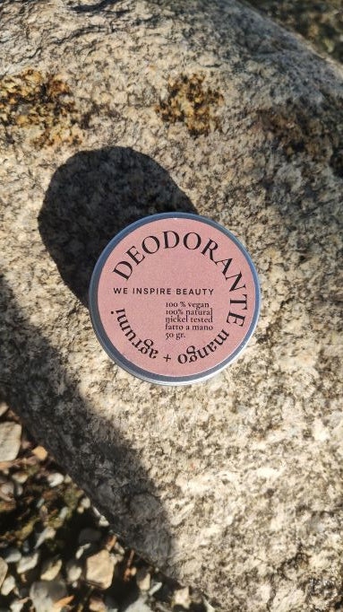Deodorante naturale in jar di alluminio 60 gr WE INSPIRE BEAUTY (Senza bicarbonato)