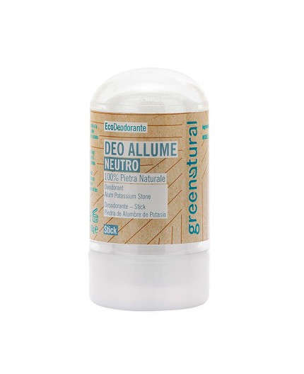 Deodorante stick pietra allume di potassio 60 gr GREENATURAL