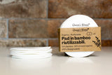6 pz Pad di Bamboo e Cotone Biologico QUEEN'S WOOD WORLD