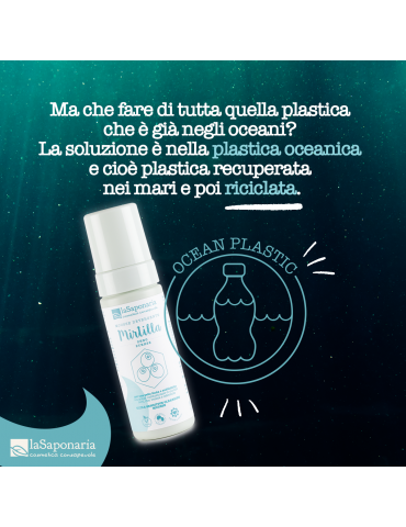 Mousse detergente Mirtilla 150 ml La Saponaria Linea Viso Costituzionale