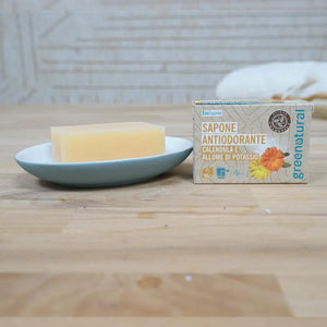 Sapone Antiodorante Calendula & Allume 100 g Greenatural