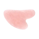 Massaggiatore Gua Sha in Quarzo Rosa - 5,5 x 8 cm